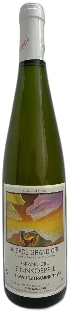 photo Domaine Seppi Landmann Gewurztraminer Zinnkoeplfe 1998 Alsace France