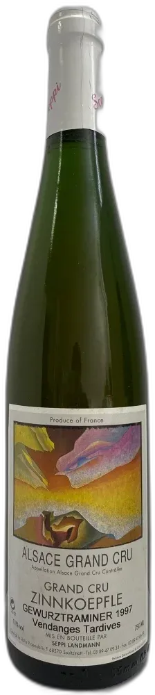 photo Domaine Seppi Landmann Gewurztraminer Zinnkoepfle Vendanges Tardives 1997 Alsace France