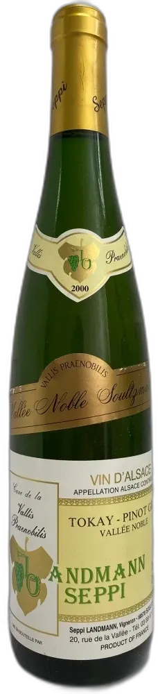 photo Domaine Seppi Landmann Pinot Gris Vallee Noble 2000 Alsace France