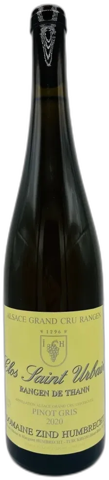 photo du vin Domaine Zind Humbrecht Pinot Gris Rangen de Thann Clos Saint Urbain 2020 Alsace France