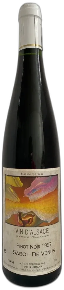 photo Domaine Seppi Landmann Pinot Noir Sabot de Venus 1997 Alsace France
