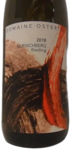 photo du vin Domaine Ostertag Riesling Muenchberg Grand Cru