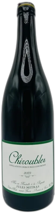 photo du vin Domaine Jules Metras Chiroubles 2023 Beaujolais France