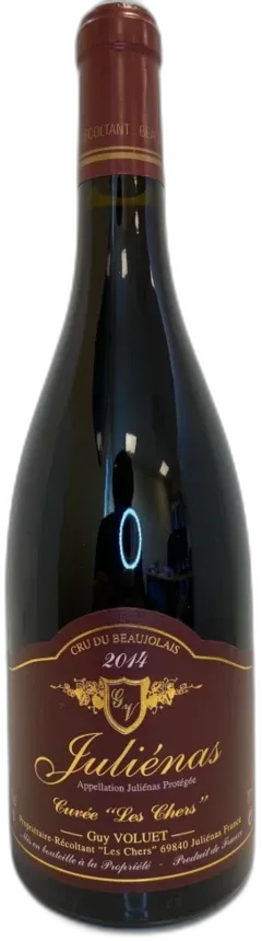 vue du vin Domaine Guy Voluet Cuvee les Chers Julienas Beaujolais France