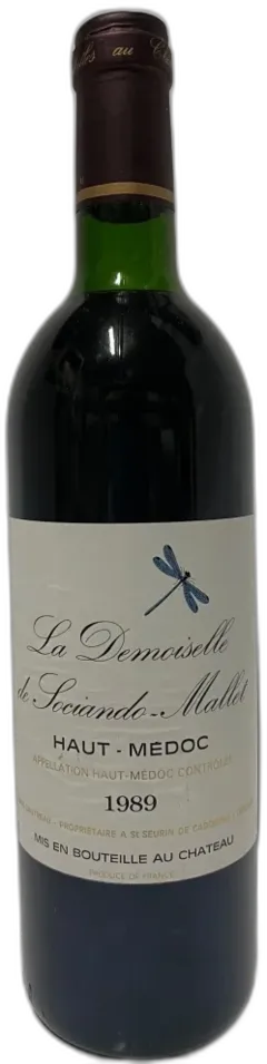 photo Château la Demoiselle de Sociando Mallet Haut Medoc 1989 Bordeaux France