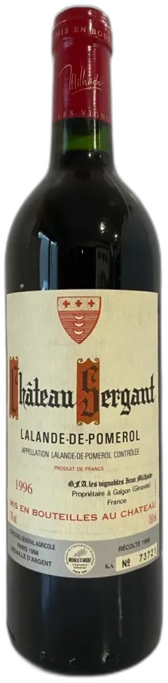 photo Château Sergant 1996 Bordeaux France
