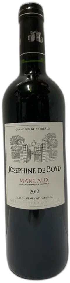 photo du vin Château Josephine de Boyd 2eme Vin du ch Boyd Cantenac) Bordeaux France