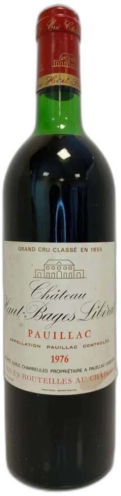 photo Château Haut Bages Liberal 1976 Bordeaux France