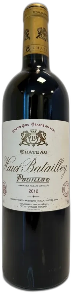 photo Château Haut Batailley 2012 Bordeaux France