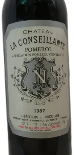 photo Château la Conseillante 1987 Bordeaux France