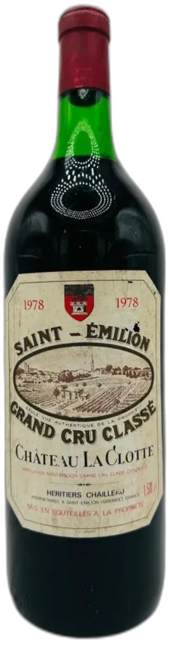 photo Château la Clotte 1978 Bordeaux France