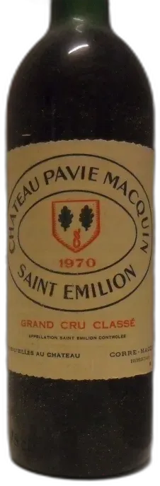photo Château Pavie Macquin 1970 Bordeaux France