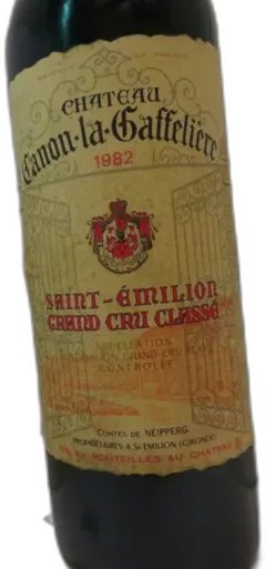 photo Château Canon la Gaffeliere 1982 Bordeaux France