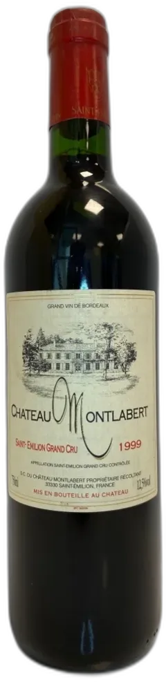 vue du vin Château Montlabert 1999 Bordeaux France