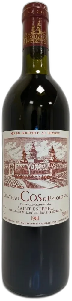 photo Château Cos d’Estournel 1981 Bordeaux France