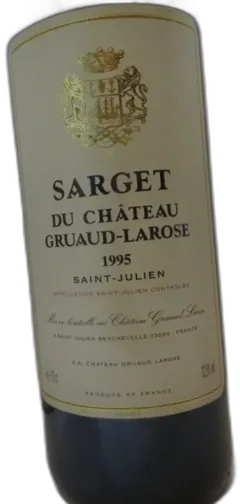 photo Château Sarget de Gruaud 1995 Bordeaux France