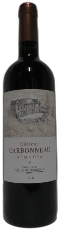 vue du vin Chateau Carbonneau Aop Bordeaux Franc Touch 2019