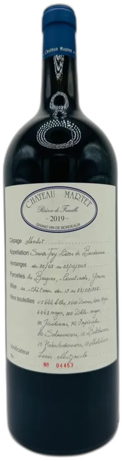 photos du vin Château Martet Reserve de Famille Bordeaux France