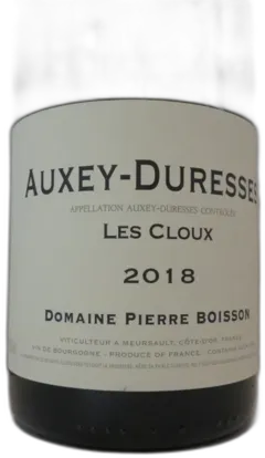photo Domaine Boisson Pierre Auxey Duresses les Clous 2018 Bourgogne France