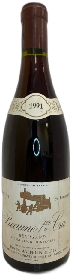 photo Domaine Roger Jaffelin & Fils Beaune 1er Cru Belissand 1991 Bourgogne France