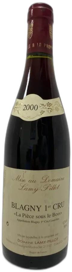 photo Domaine Lamy Pillot Blagny la Piece Sous le Bois 1er Cru 2000 Bourgogne France