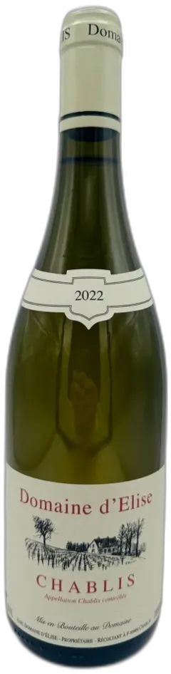 photo du vin Domaine d' Elise Chablis Bourgogne France