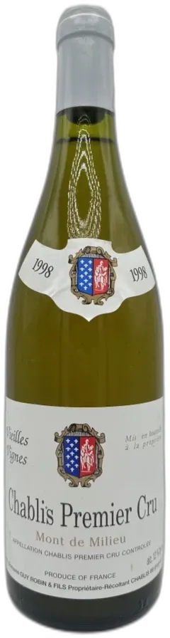 photo Domaine Robin Guy & Fils Chablis Premier Cru Mont de Milieu 1998 Bourgogne France