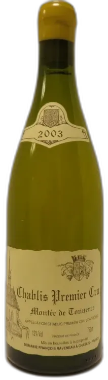 photo Domaine Francois Raveneau Chablis 1er Cru Montee de Tonner 2003 Bourgogne France