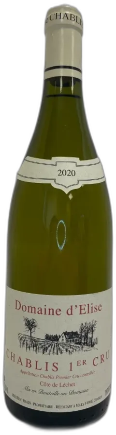 photo Domaine d' Elise Chablis 1er Cru Cote de Lechet 2020 Bourgogne France
