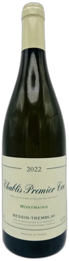 photo Domaine Jean-Claude Bessin Tremblay Chablis Montmains Premier Cru 2022 Bourgogne France