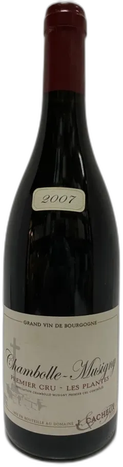 photo du vin Domaine Cacheux Jacques Chambolle Musigny les Plantes 1er 2007 Bourgogne France