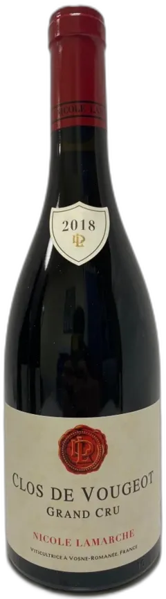 photo du vin Domaine Lamarche Francois Clos de Vougeot 2018 Bourgogne France