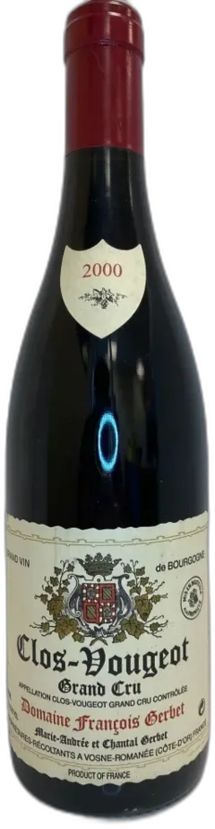 capture du vin Domaine Francois Gerbet Clos Vougeot Grand Cru 2000 Bourgogne France