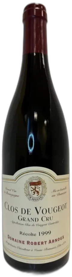 photos du vin Domaine Robert Arnoux Clos de Vougeot Grand Cru 1999 Bourgogne France