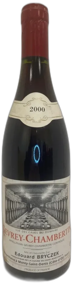 image du vin Domaine Bryczek E. Gevrey Chambertin Bourgogne France