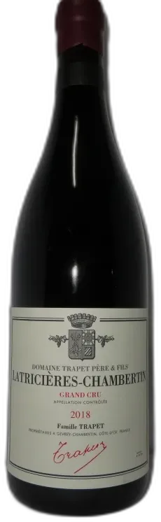 photo du vin Domaine Trapet Latricieres Chambertin Bourgogne France