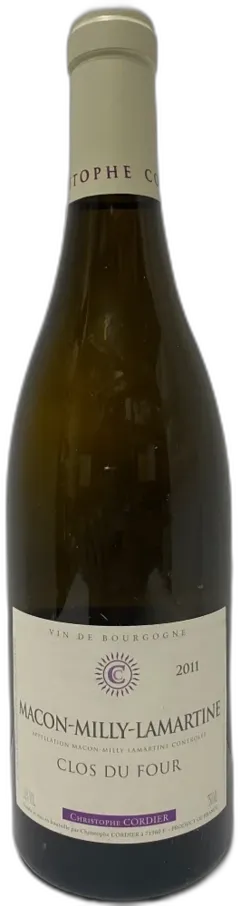 photo Domaine Cordier Pere & Fils Macon Milly Lamartine Clos du 2011 Bourgogne France