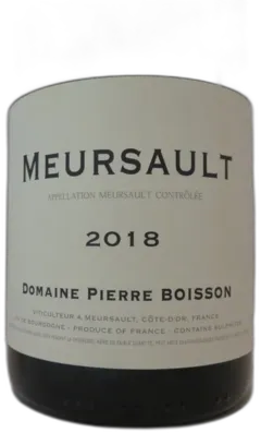 photo Domaine Boisson Pierre Meursault 2018 Bourgogne France