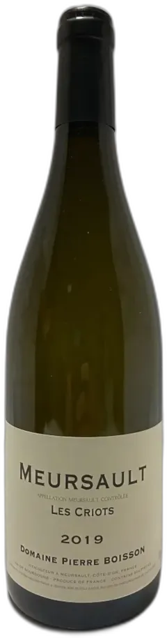 photo Domaine Boisson Pierre Meursault les Criots 2019 Bourgogne France