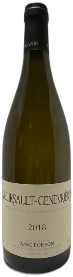 photo Domaine Boisson Anne Meursault 1er Cru Genevrieres 2018 Bourgogne France