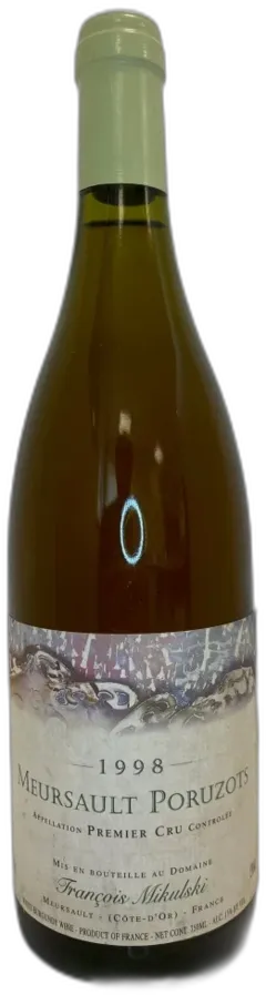 photo Domaine Francois Mikulski Meursault 1er Cru les Poruzots 1998 Bourgogne France