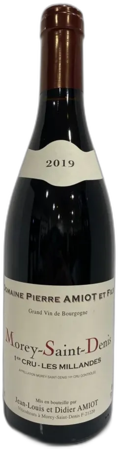 photo Domaine Amiot Pierre & Fils Morey st Denis les Millandes 1er Cru 2019 Bourgogne France