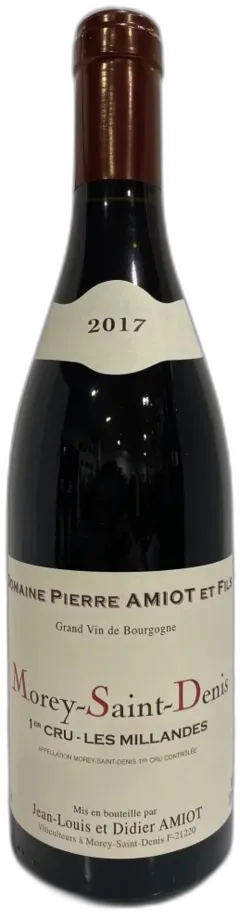 photo Domaine Amiot Pierre & Fils Morey st Denis les Millandes 1er Cru 2017 Bourgogne France