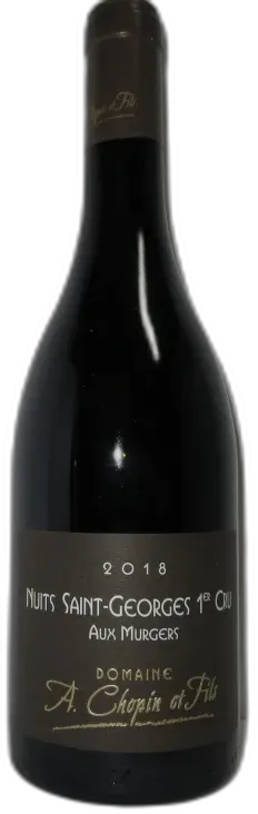 photo Domaine Chopin Nuits st Georges Aux Murgers 1er Cru 2018 Bourgogne France