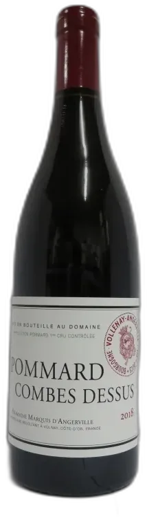 photo Domaine Marquis d’Angerville Pommard 1er Cru Combes Dessus 2018 Bourgogne France