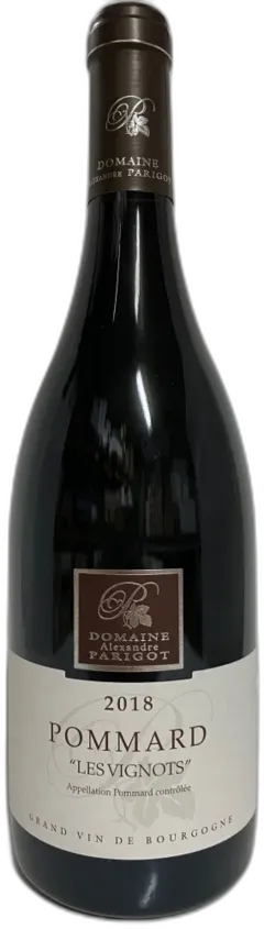 photo Domaine Parigot Pommard les Vignots 2018 Bourgogne France