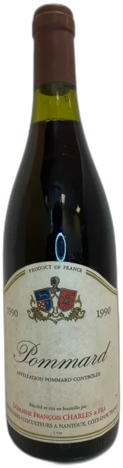 capture du vin Domaine Francois Charles Pommard 1990 Bourgogne France