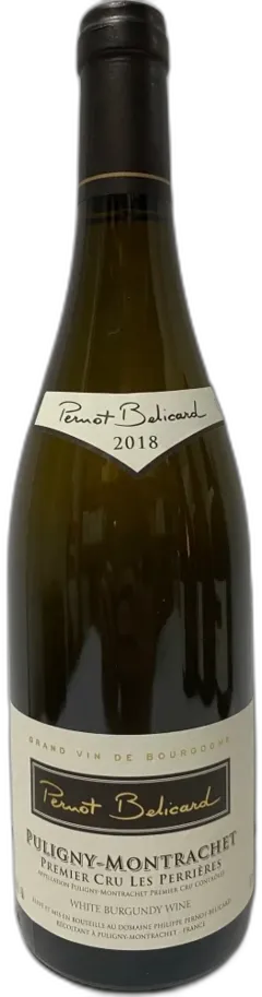 photo Domaine Pernot Belicard Puligny Montrachet Perrieres 1er c 2018 Bourgogne France