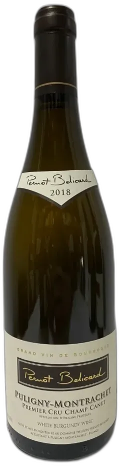 photo Domaine Pernot Belicard Puligny Montrachet Champ Canet 1er 2018 Bourgogne France