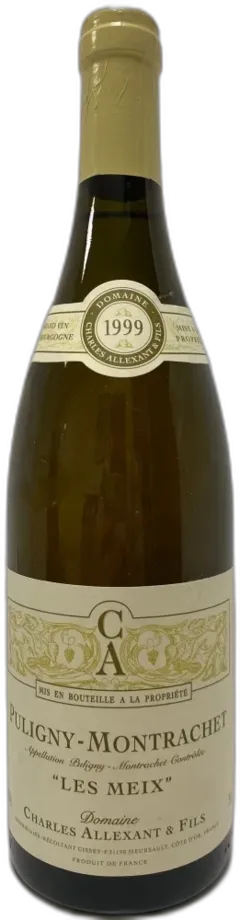 photo du vin Domaine Allexant Charles & Fils Puligny Montrachet les Meix 1999 Bourgogne France